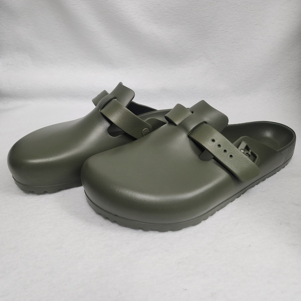 Birkenstock Sabot 1026215 Clogs Mens EU 46 Army Green Eva Comfort Slip On